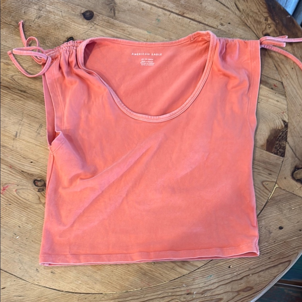 American Eagle Outfitters Women's Coral Top